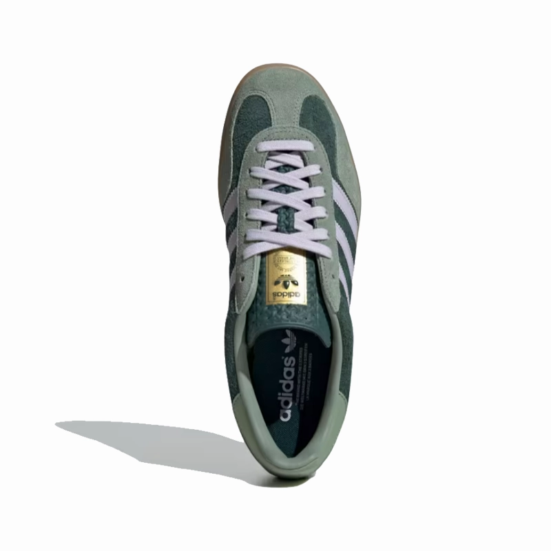 adidas - Gazelle Indoor - Mineral Green/Silver Dawn - Unisex [JI0323] Adidas Lightmotion Shoes