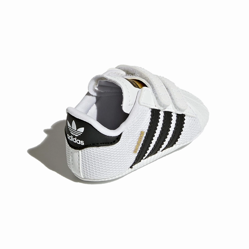 adidas - Superstar Crib - Cloud White/Black - Kids [S79916] Adidas Top Rated Shoes
