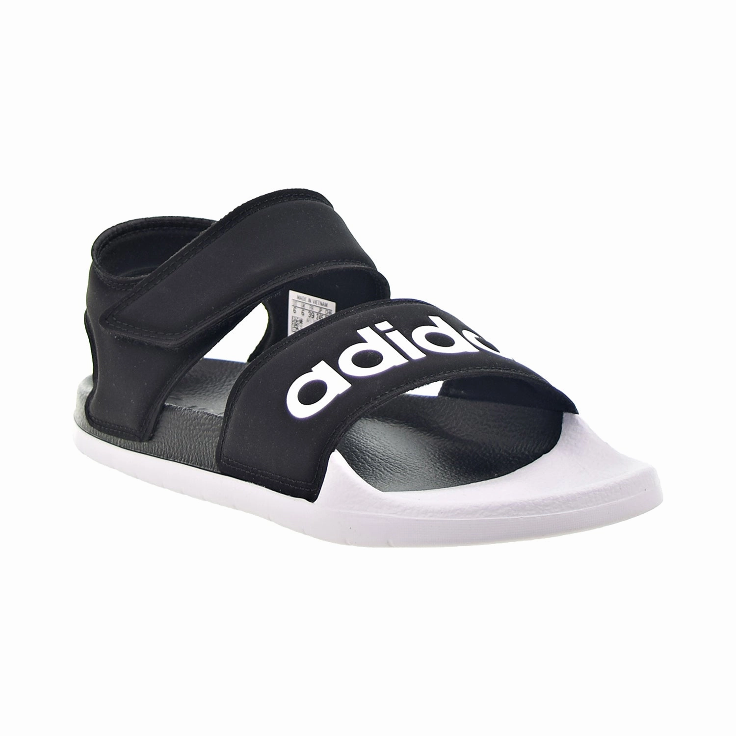 Adidas Adilette Men's Sandals Core Black-Cloud White Leather Sandals Slides