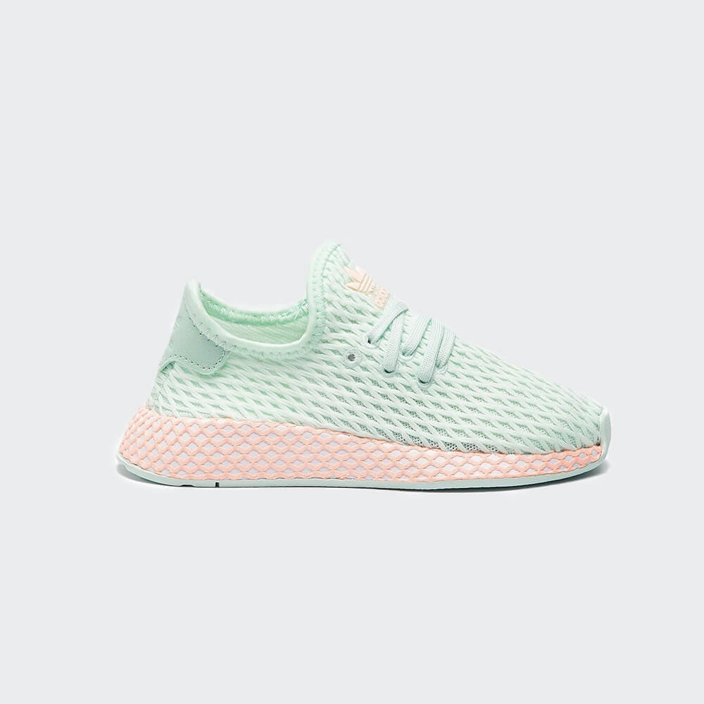 Boxing Shoes Adidas Adidas Deerupt Runner I - Ice Mint / Clear Orange