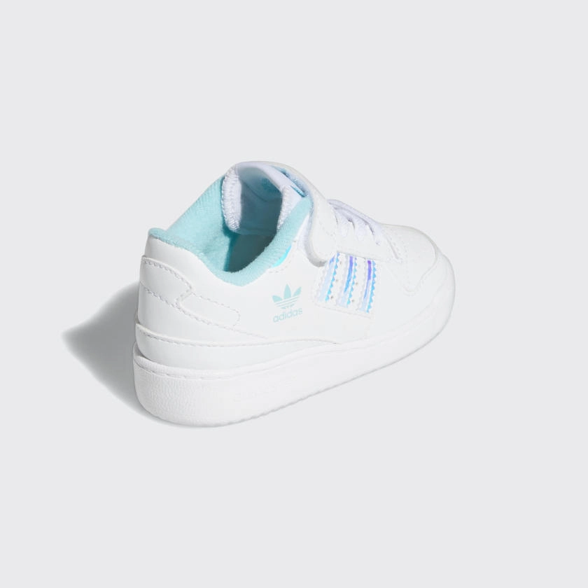 Woven Adidas Shoes Adidas Forum I Iridescent - Cloud White / Pulse Aqua