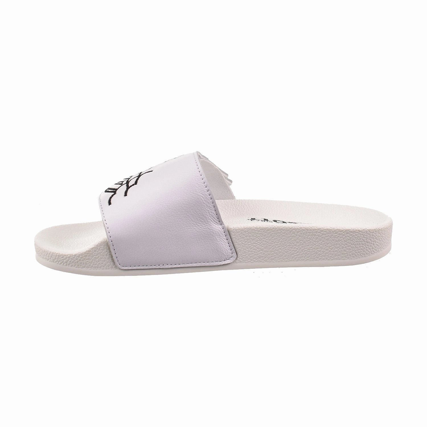 Dsw Sandals Adidas JS Monogram Adilette Wings Men's Slide Sandals White/Black