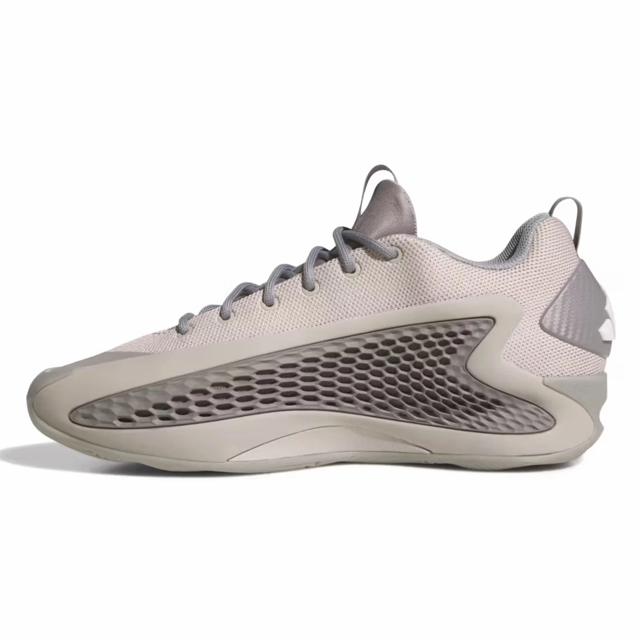 Yeezy Adidas Shoes Adidas Men's Anthony Edwards 1 Low Metallic Gray/Dove Gray/Footwear White