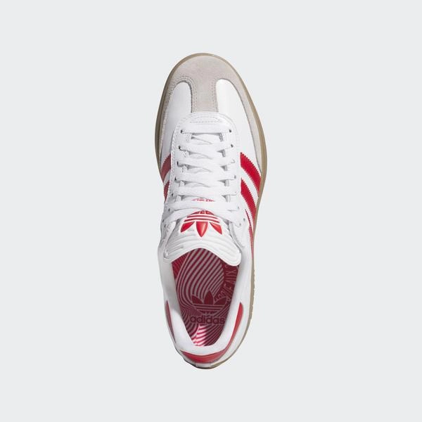 Adidas X Bad Bunny Shoes Adidas Puig Samba Footwear White - Better Scarlet - Gum