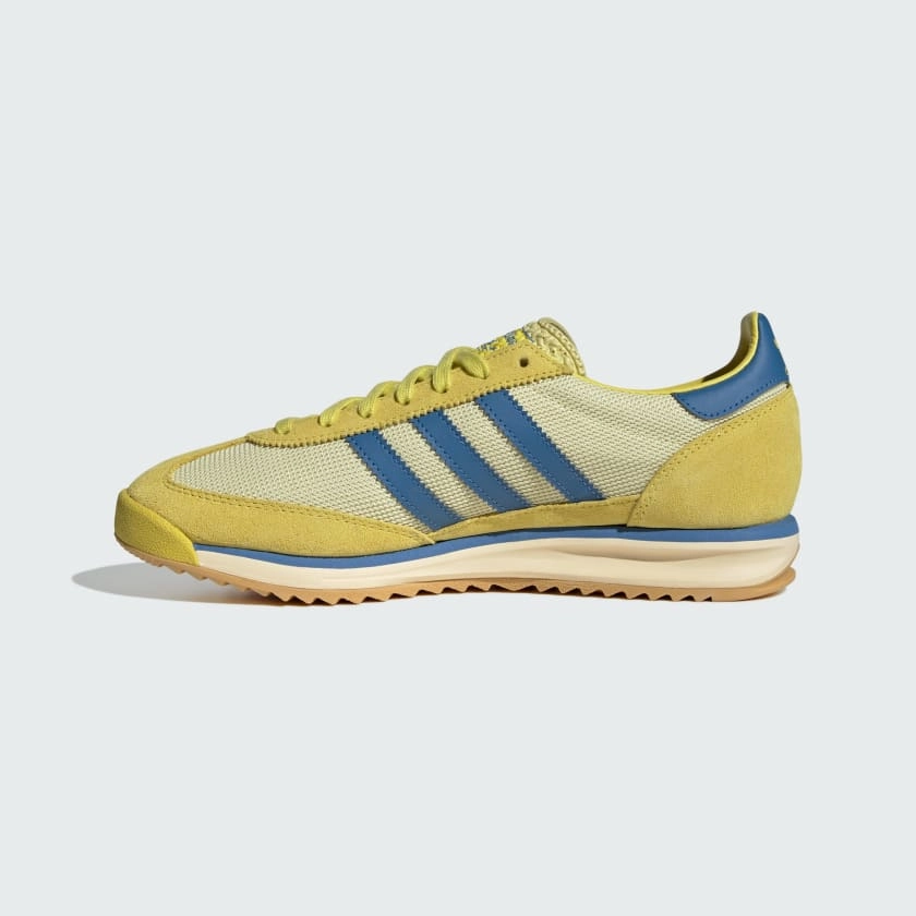 Men's Adidas SL 72 RS Shoes  - Pure Sulfur/Focus Blue/Powder Yellow Adidas Aruku Shoes