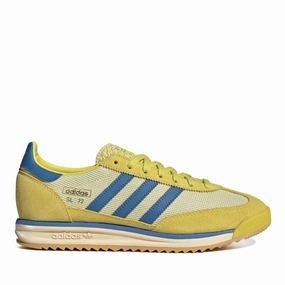 Adidas Shoes Campus Men's Adidas SL 72 RS Shoes  - Pure Sulfur/Focus Blue/Powder Yellow
