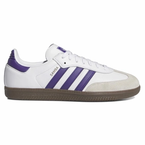 ADIDAS SAMBA ADV CLOUD WHITE  / COLLEGIATE PURPLE Adidas Foam Shoes