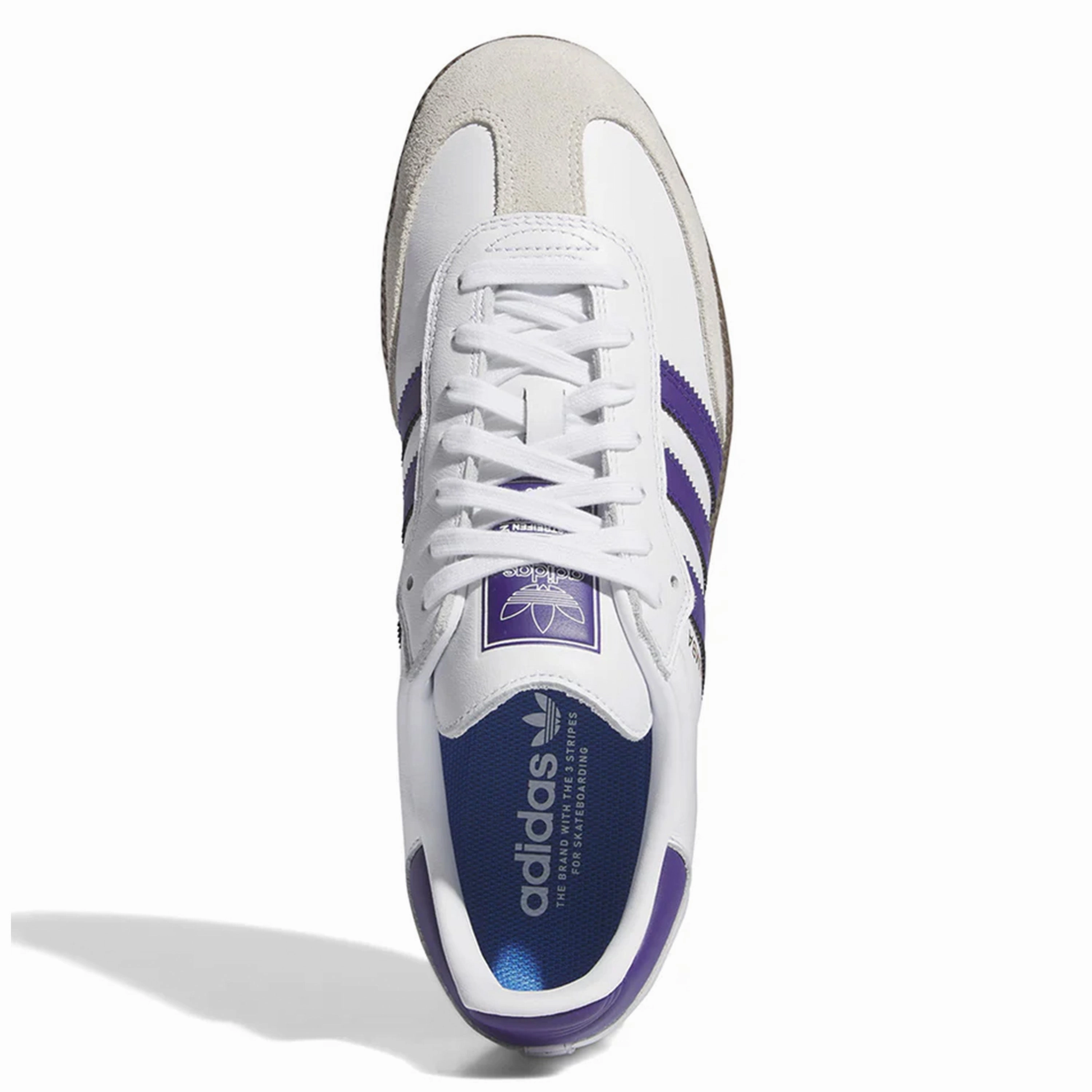 ADIDAS SAMBA ADV CLOUD WHITE  / COLLEGIATE PURPLE Adidas Anime Shoes