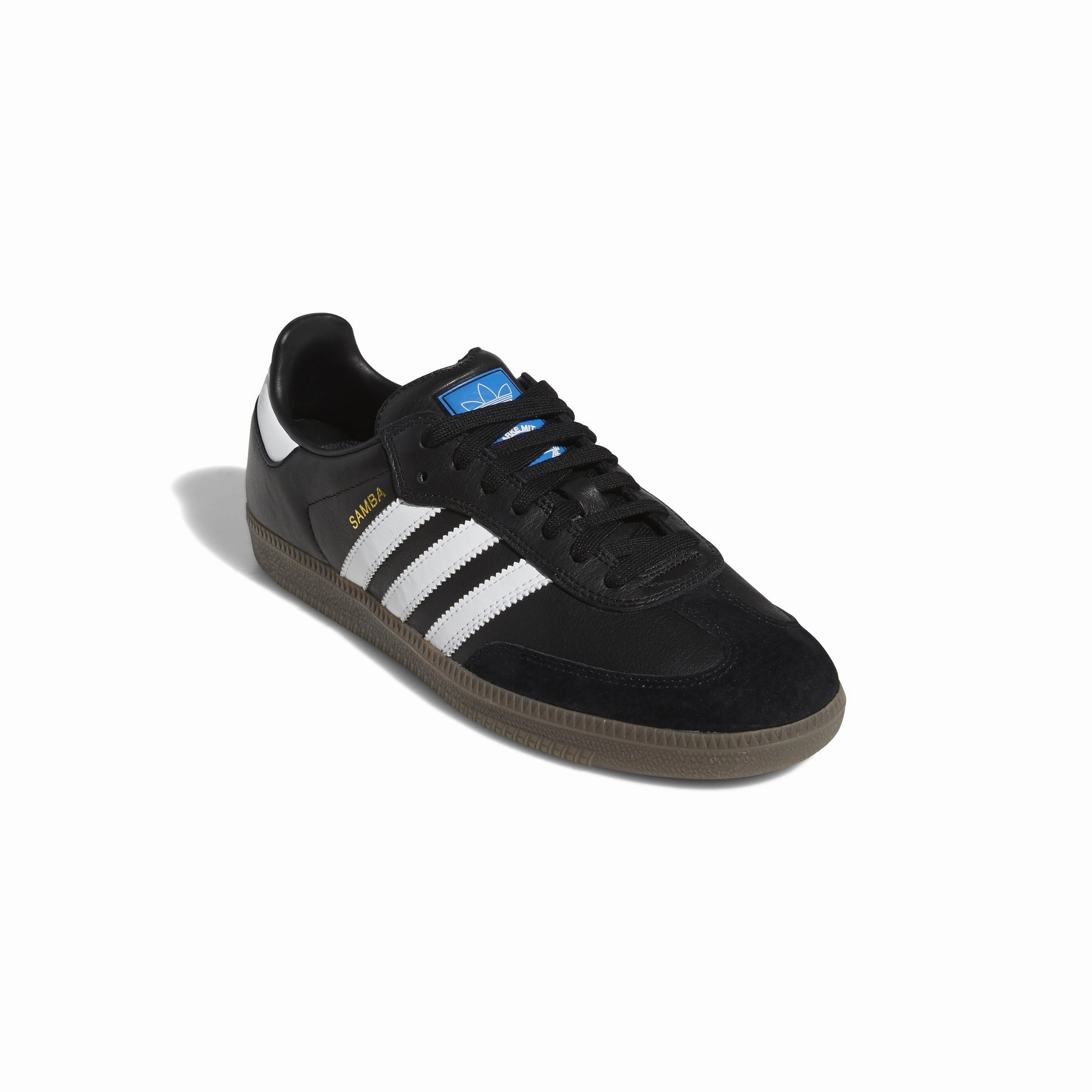 Adidas Basketball Basketball Shoes Adidas Samba ADV OG Shoes-Core Black/Cloud White/Gold Metallic