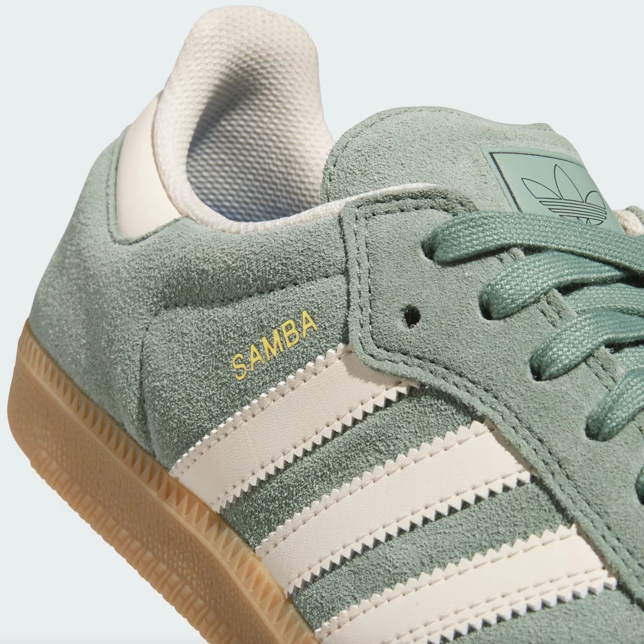 Adidas Lifting Shoes ADIDAS SAMBA ADV SILVER GREEN / WONDER WHITE
