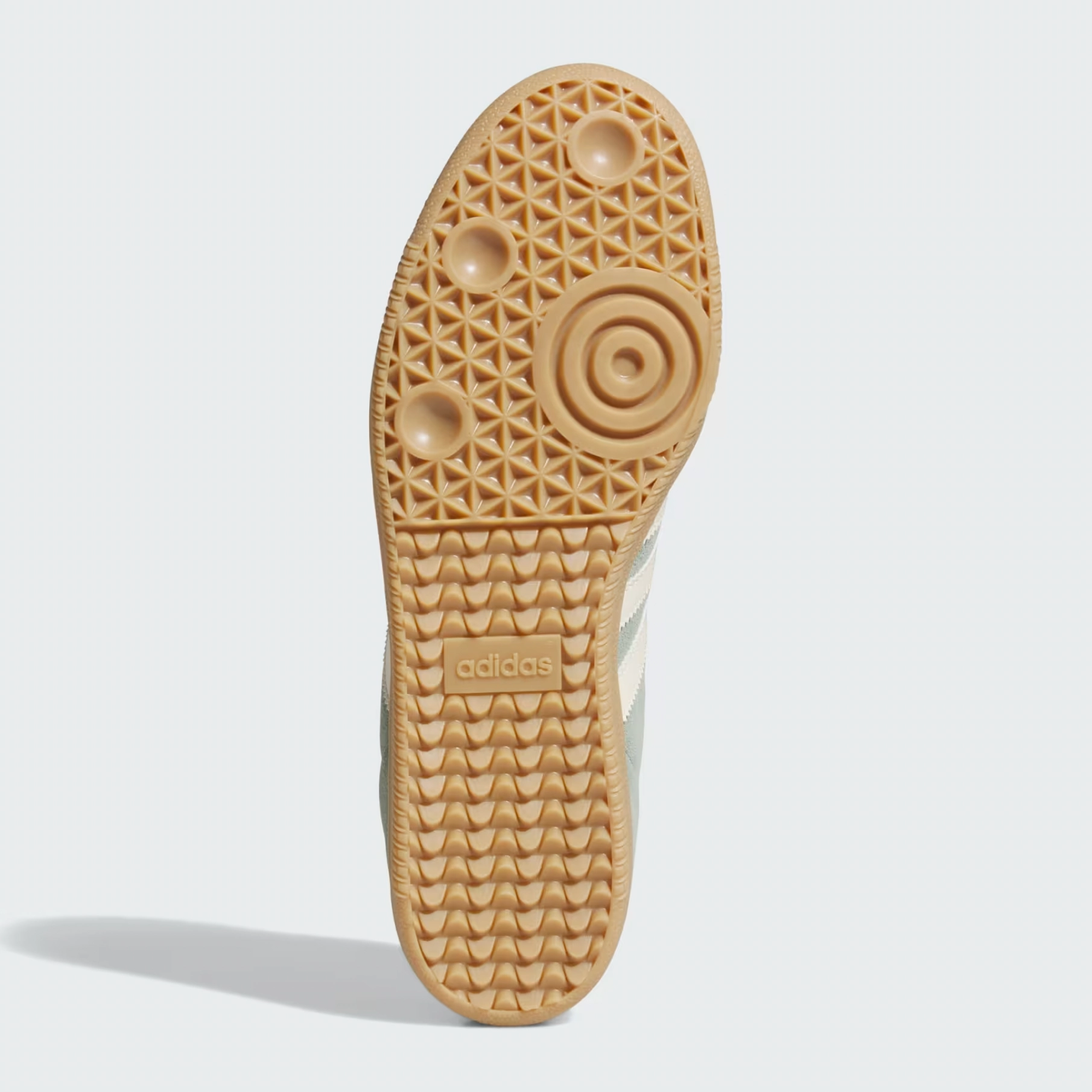 ADIDAS SAMBA ADV SILVER GREEN / WONDER WHITE Adidas Shoe Clearance