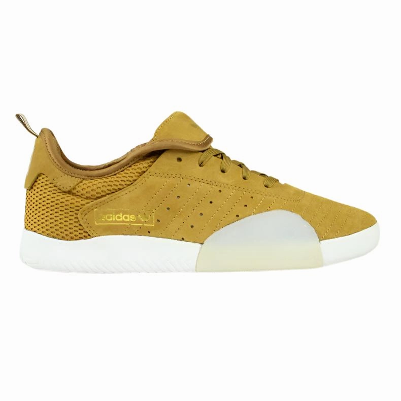 Adidas Minnie Mouse Shoes Adidas Skateboarding 3ST.003 Trainers - Mesa Brown / Footwear White / Gold MT