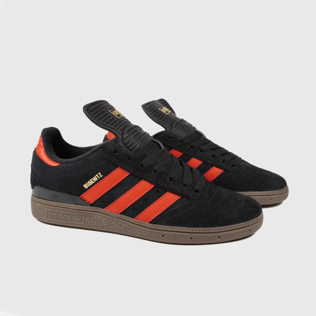 Adidas Terrex Swift R3 Hiking Shoes Adidas Skateboarding - Busenitz Shoes - Core Black / Bold Orange / Gum