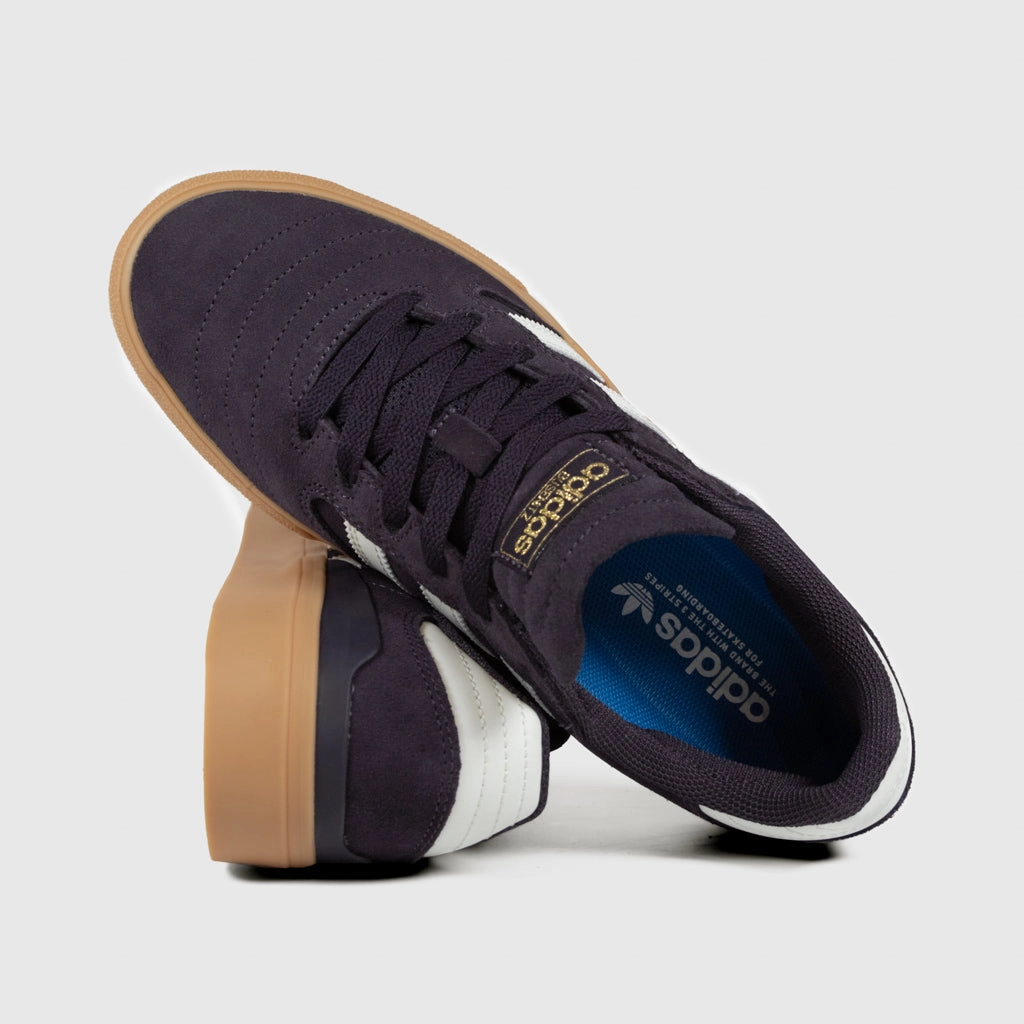 Adidas Shoe Palace Adidas Skateboarding - Busenitz Vulc 2 Shoes - Aurora Black / Off White / Gum 3