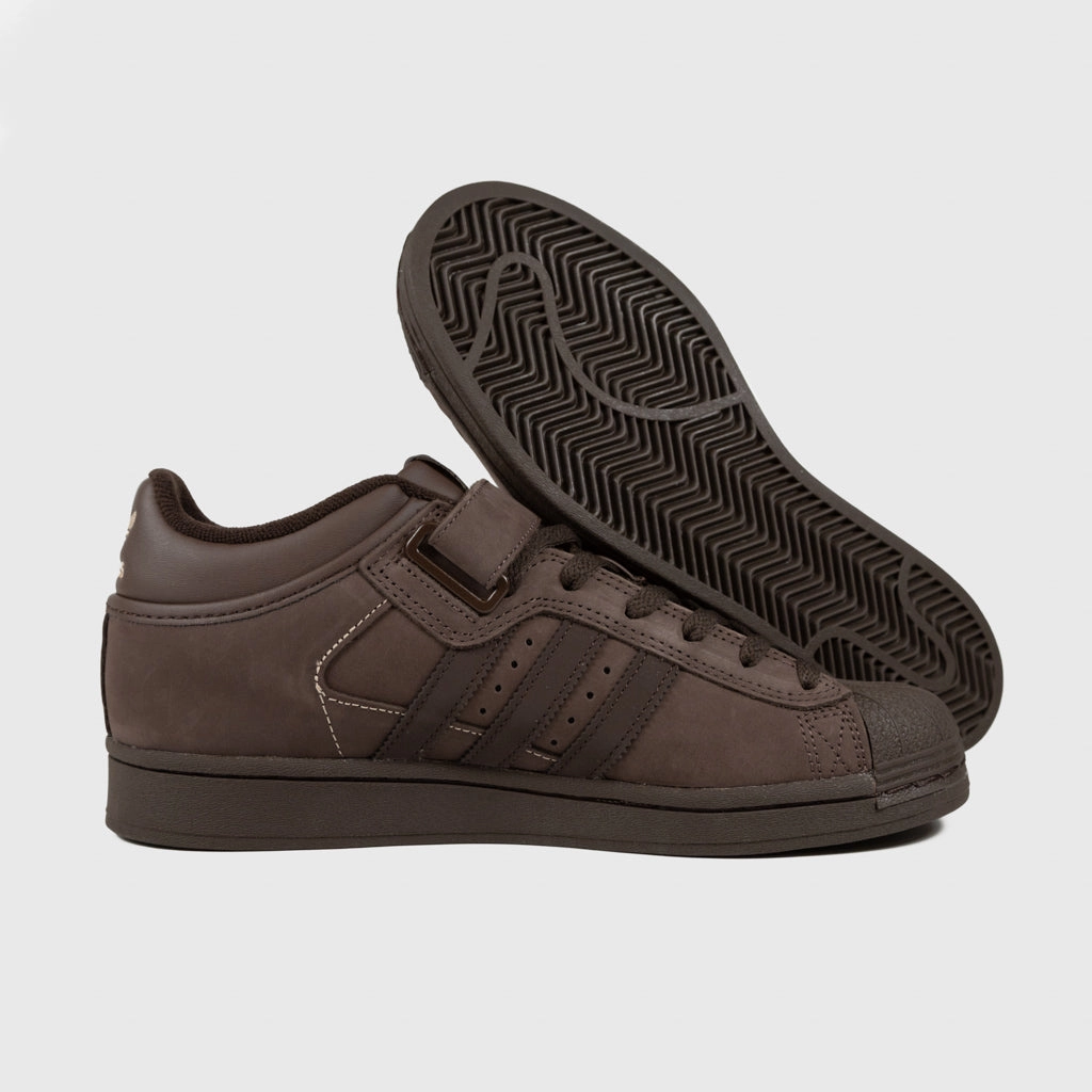 Adidas Shoes Velcro Adidas Skateboarding - Niels Bennett Pro Shell ADV Shoes - Brown