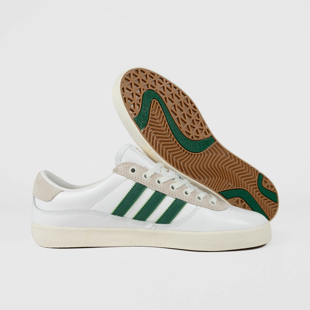 Adidas Skateboarding - Puig Indoor Shoes - Footwear White / Dark Green / Chalk White Adidas Run Falcon 3.0 Shoe
