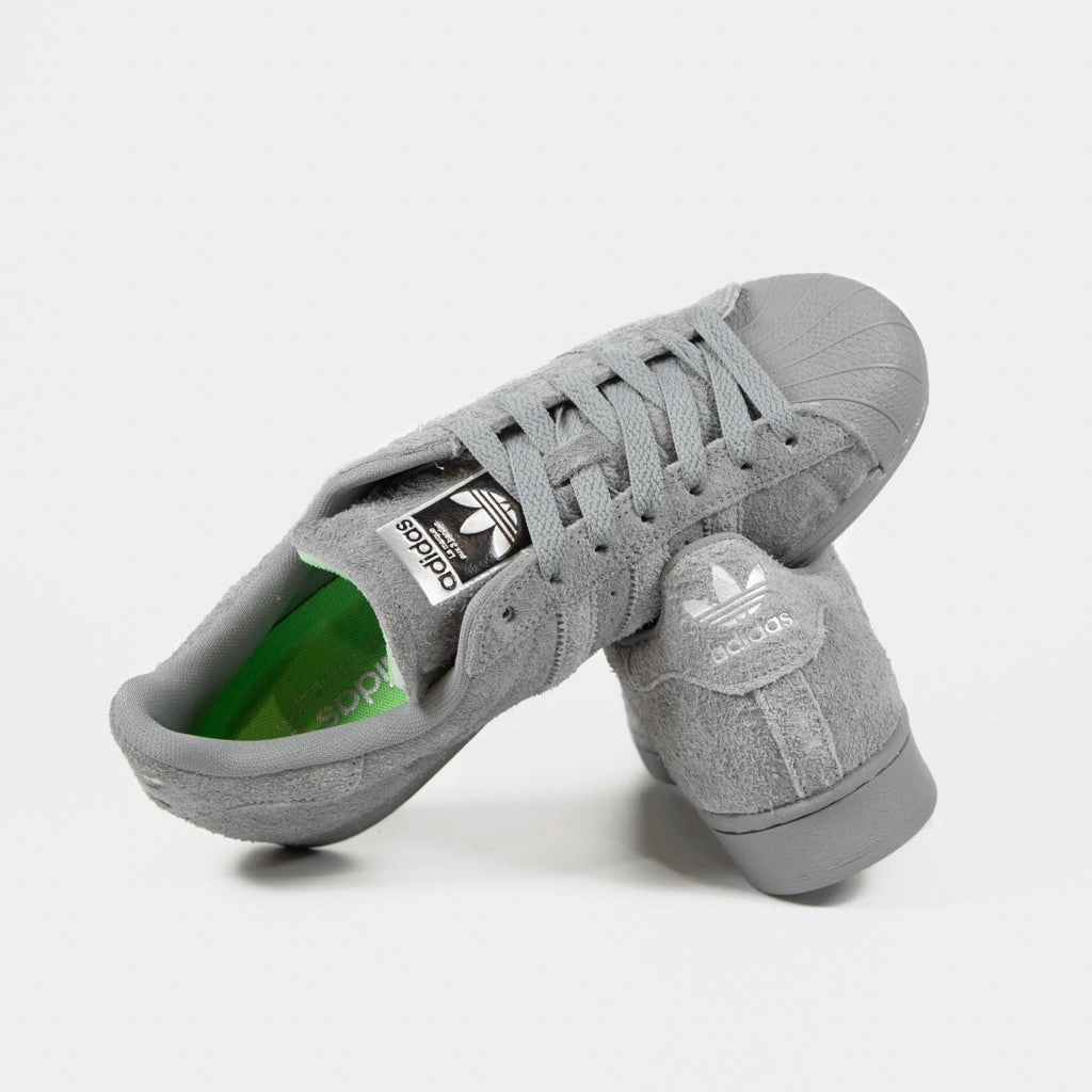 Adidas Skateboarding - Superstar ADV Shoes - Grey Three / Grey Three / Cobalt Black Adidas Gazelle Athletic Shoe