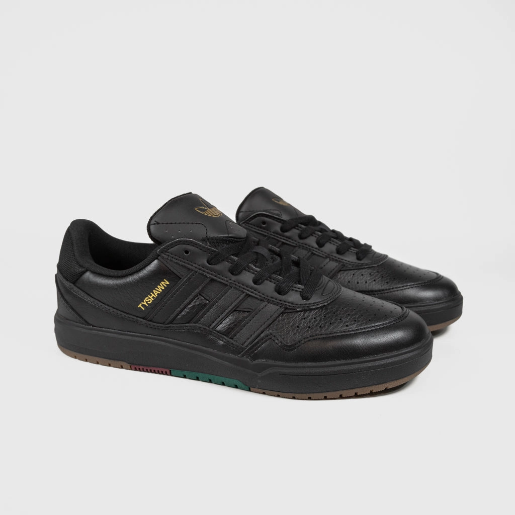Adidas Skateboarding - Tyshawn II Shoes - Core Black / Core Black Adidas Work Shoes Non Slip