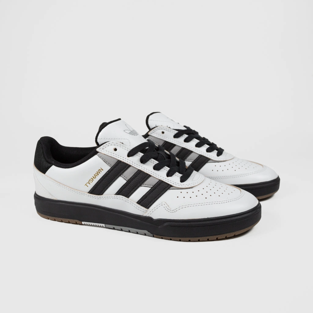 Adidas Skateboarding - Tyshawn II Shoes - Crystal White / Core Black / Charcoal Solid Grey Adidas Hamburg Shoes