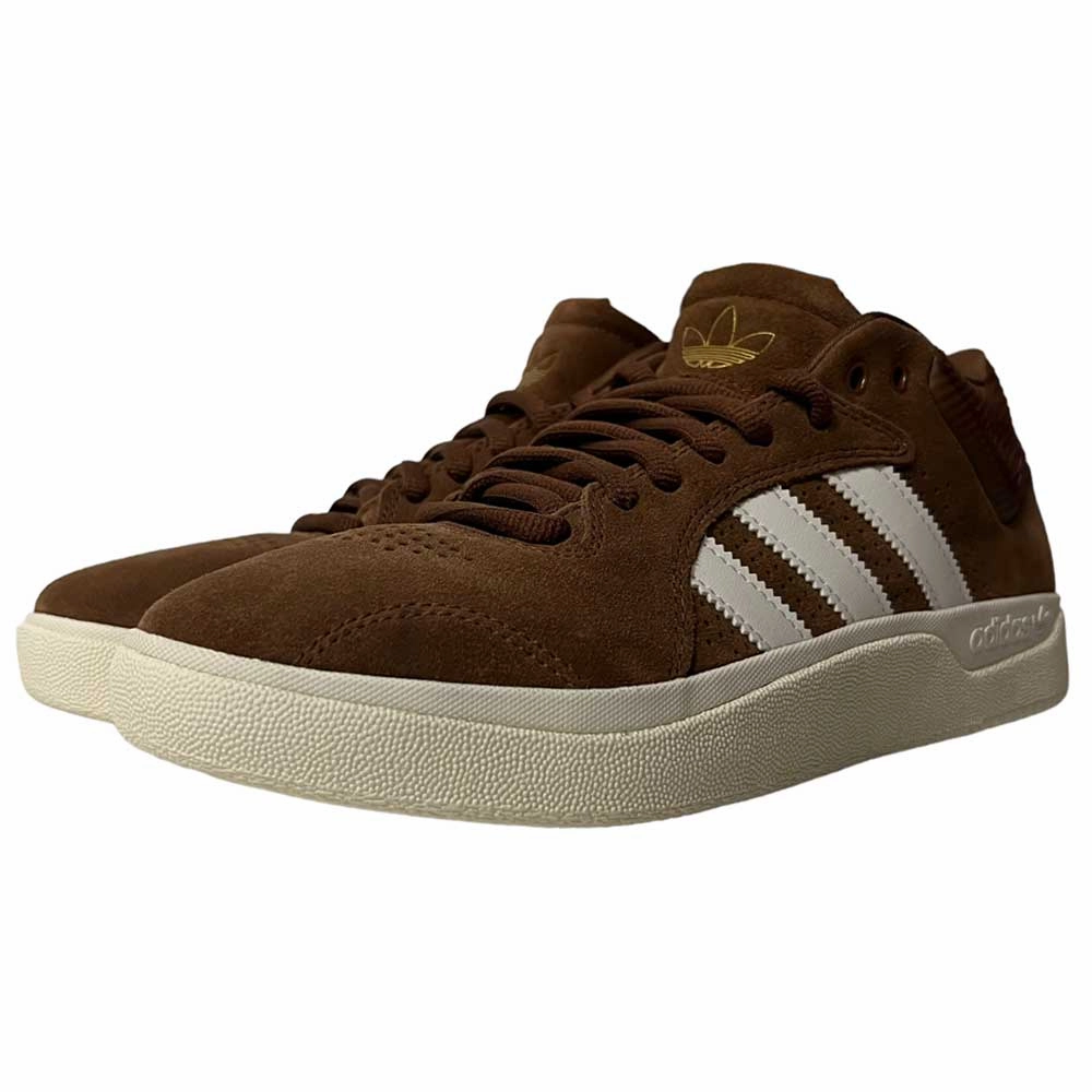 Adidas Skateboarding Tyshawn Preburn White Gold Suede Shoes Adidas Shoe Laces Style