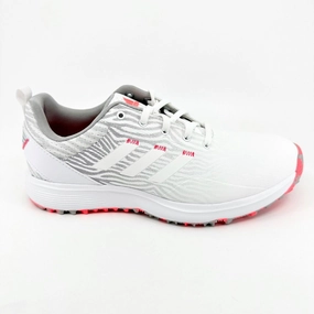Waterproof Or Not Hiking Shoes Adidas SZG SL White Pink Womens Waterproof Spikeless Golf Shoes GZ3912