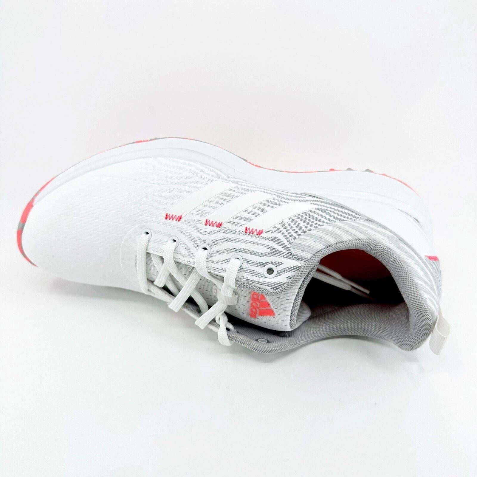 Adidas SZG SL White Pink Womens Waterproof Spikeless Golf Shoes GZ3912 Spikeless Waterproof Golf Shoes