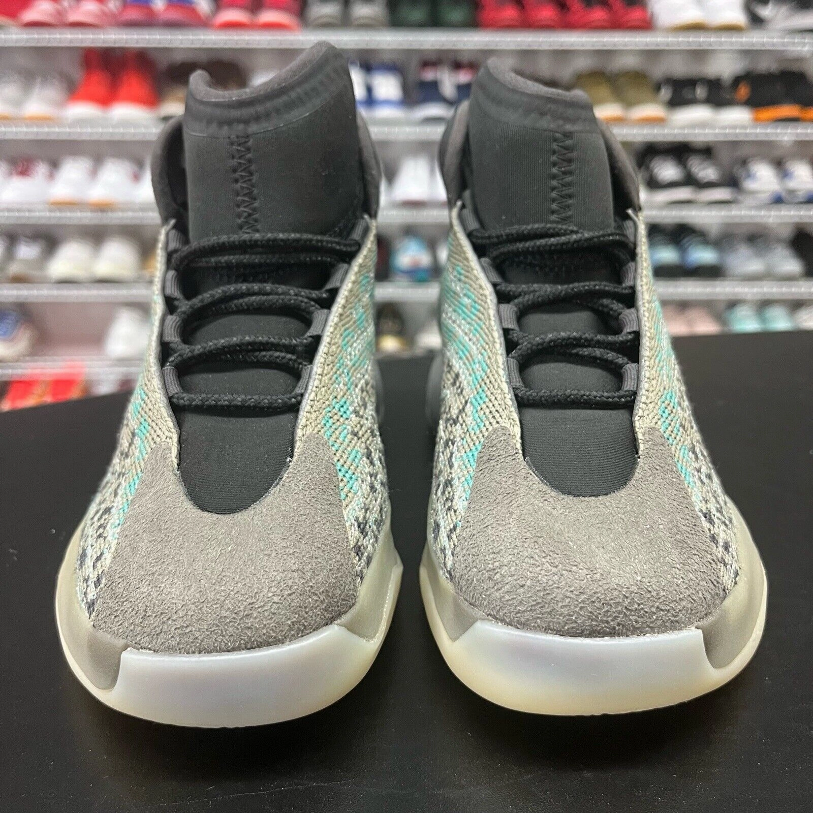 Recovery Sneakers Adidas Yeezy YZY QNTM Quantum Kids Teal Blue G58865 Size 13.5K