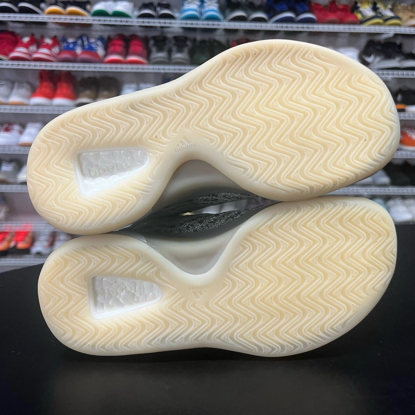 Adidas Yeezy YZY QNTM Quantum Kids Teal Blue G58865 Size 13.5K Muddy Sneakers