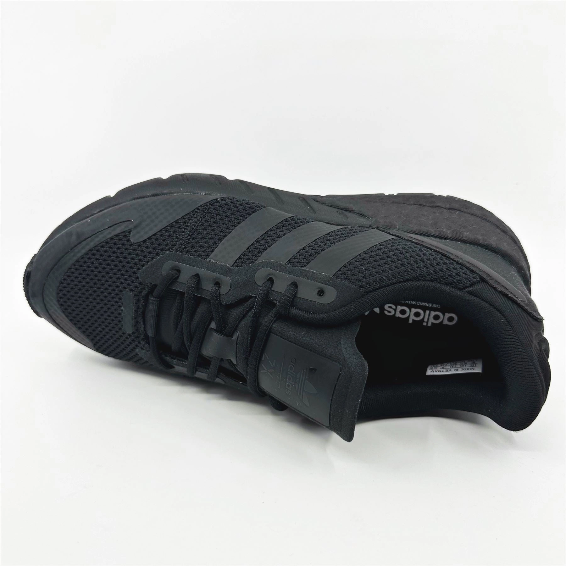 Adidas ZX 1K Boost Triple Black Kids Size 6 Athletic Sneaker Best Business Shoes For Walking