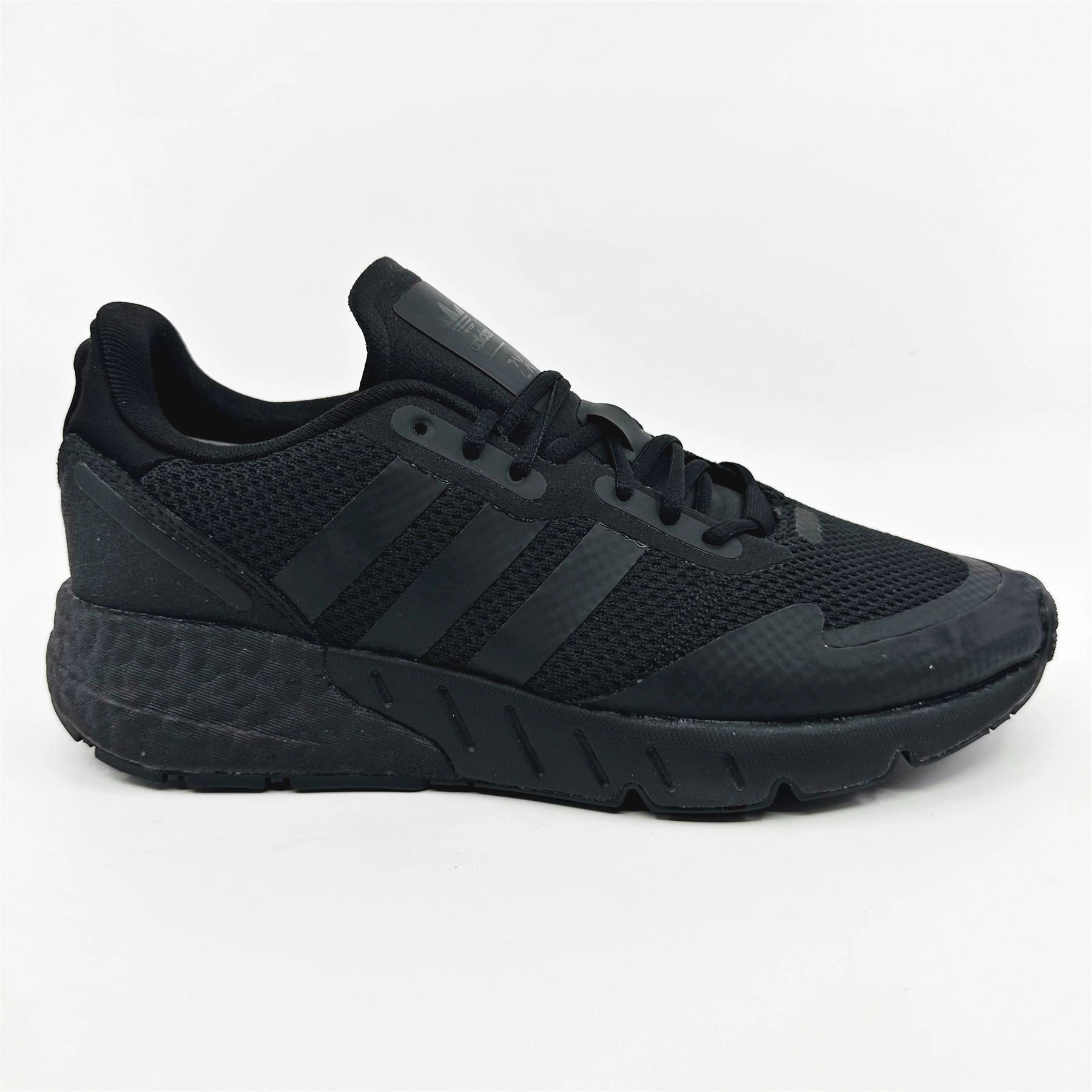 Adidas ZX 1K Boost Triple Black Kids Size 6 Athletic Sneaker Walking Water Shoes