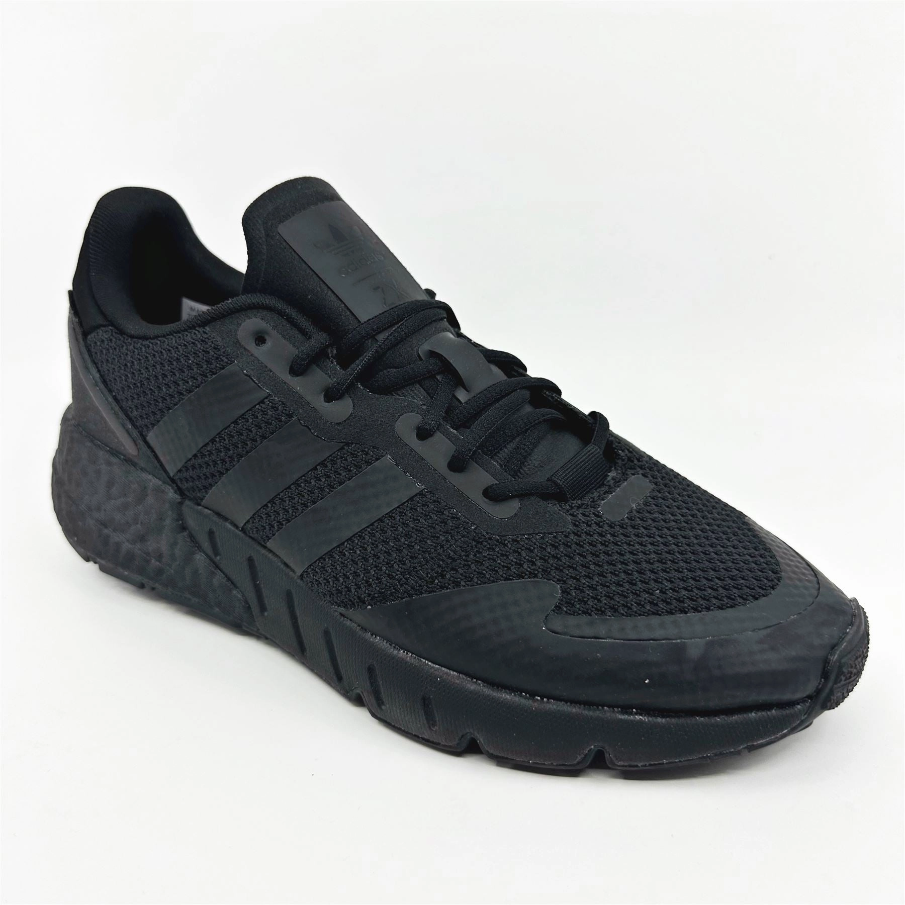 Broken Toe Walking Shoe Adidas ZX 1K Boost Triple Black Kids Size 6 Athletic Sneaker