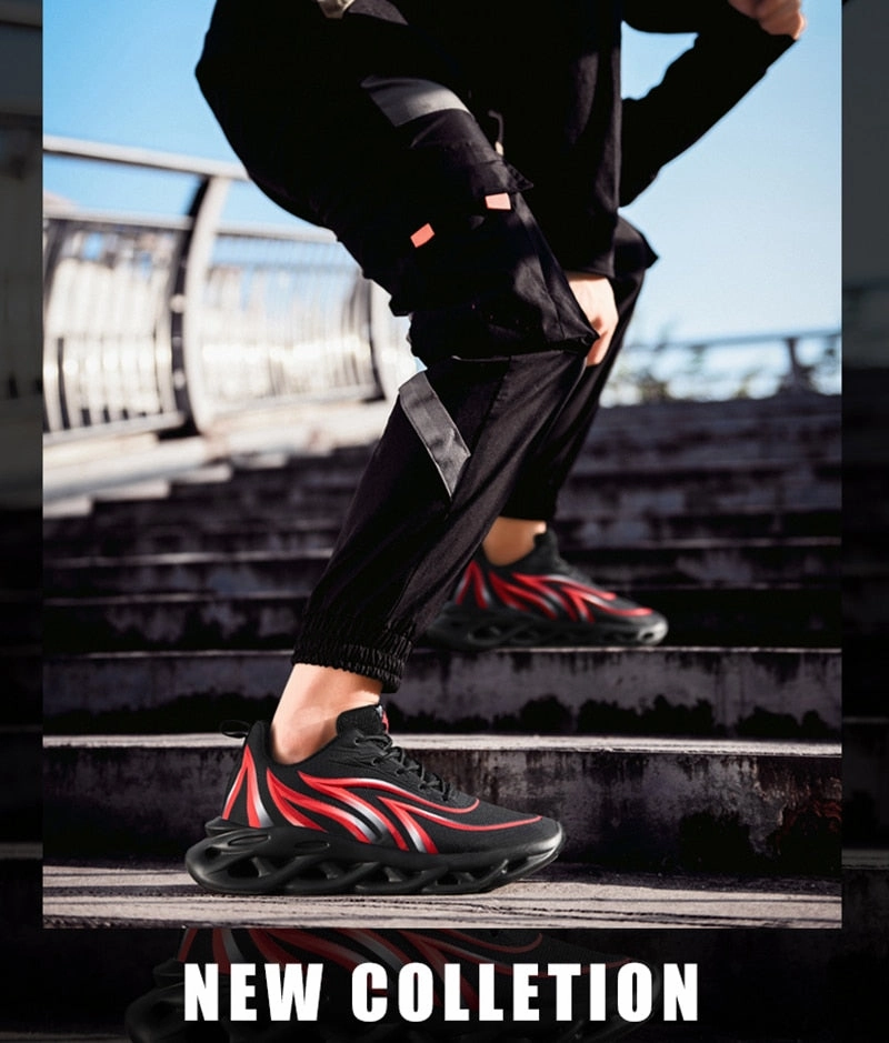 New Men Sport Fire Shoes Breathable Running Sneakers Men Casual Shoes Platform Sneakers Men Tennis Shoes Men Walking Shoes