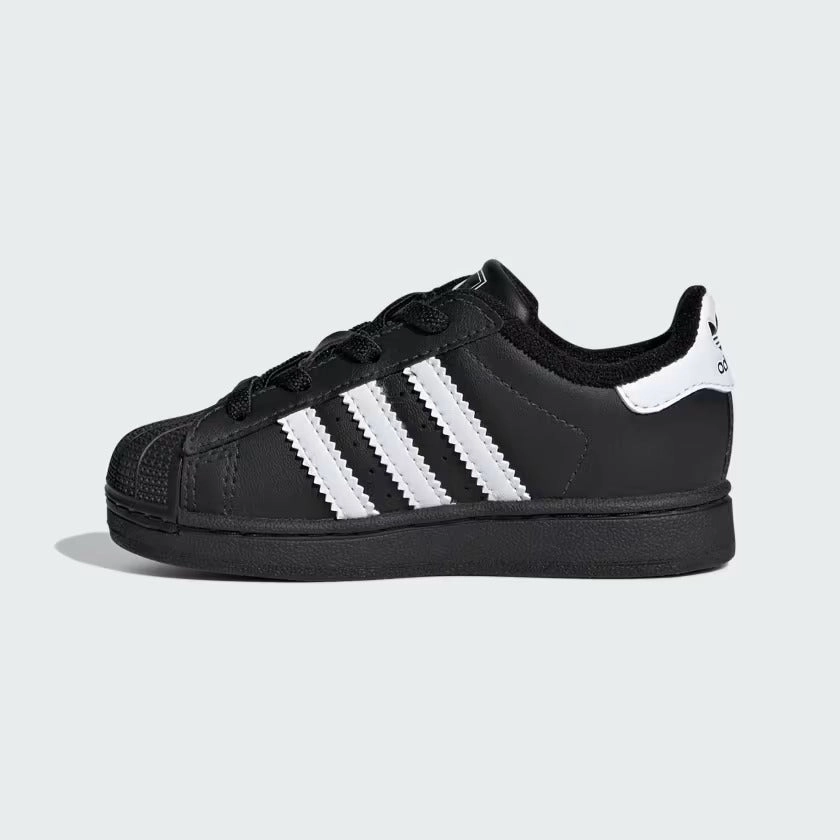 Infant's Adidas Superstar II Elastic Lace Shoes - Core Black Adidas Shoes D Rose 7