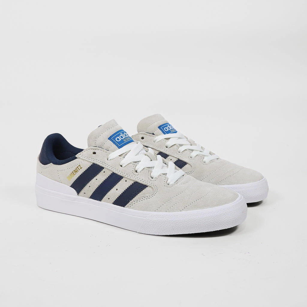 Adidas Predator Club Indoor Sala Soccer Shoes Adidas Skateboarding - Busenitz Vulc 2 Shoes - Footwear White / Collegiate Navy / Bluebird