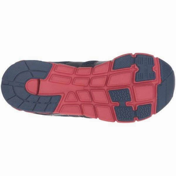 Tsukihoshi Velocity Navy Red Boys Running Shoes (Machine Washable) Running Shoe Store Austin Tx