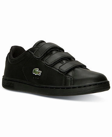 NEW!Lacoste Little Boys' Carnaby EVO LC Casual Sneakers from Finish Line Dark Sneakers
