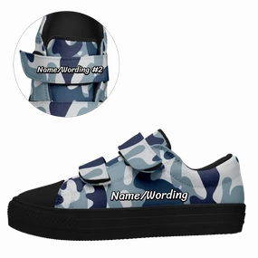 Best Sneakers 2025 Corporate personalized gifts, company gift ideas for customers Personalized Back to School Sneakers , Velcro Low-Top Canvas Shoes for kids,Toddler Unisex shoes, KW2026-23020056