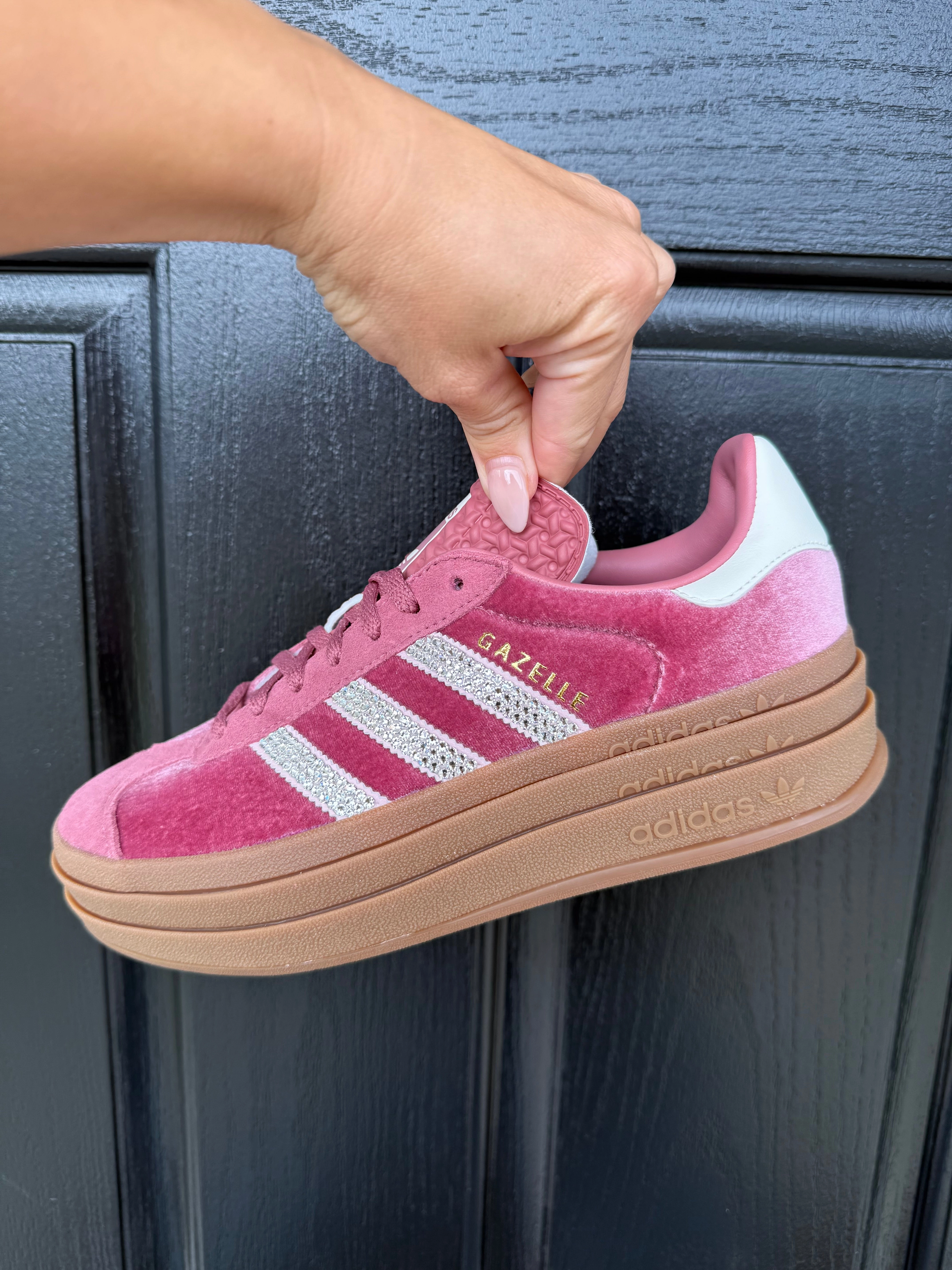Stan Smith Adidas Golf Shoes Blush Velvet Gazelle Bold Swarovski Adidas Platform