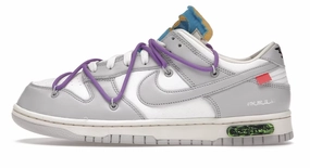 Nike x Off White Dunk Low "Lot 47" Pre-Owned Asics Day Of The Dead Shoes