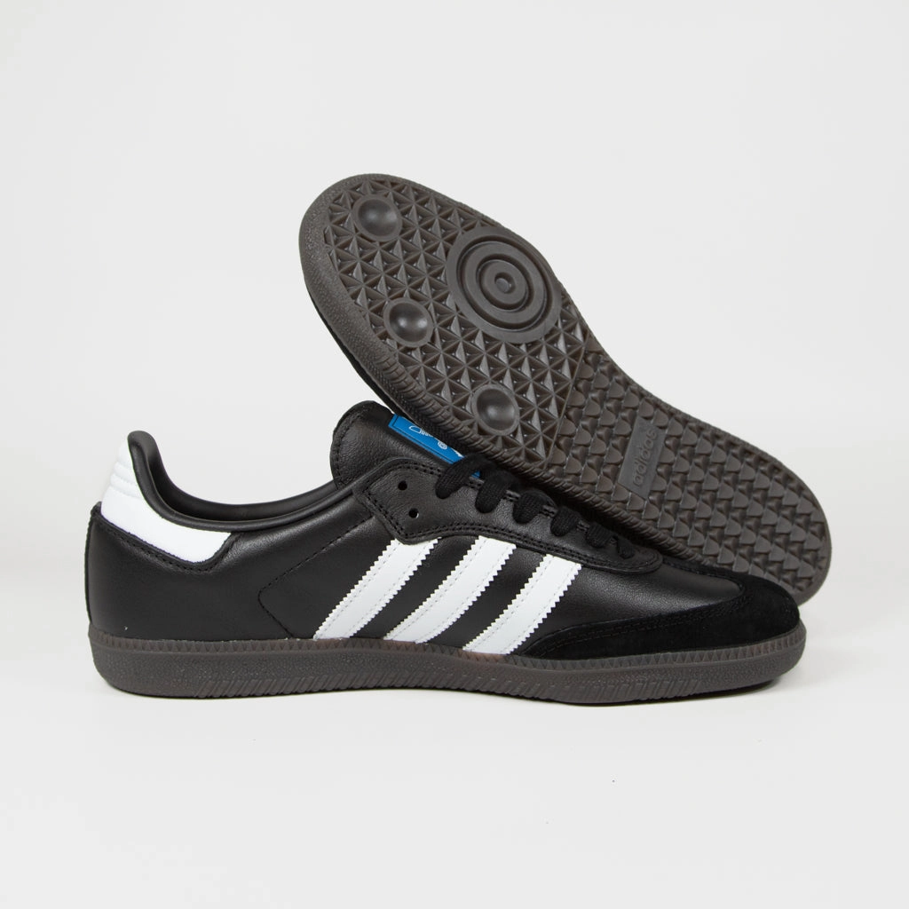 Adidas Popular Shoes Adidas Skateboarding - Samba ADV Shoes - Core Black / Footwear White / Gold Metallic