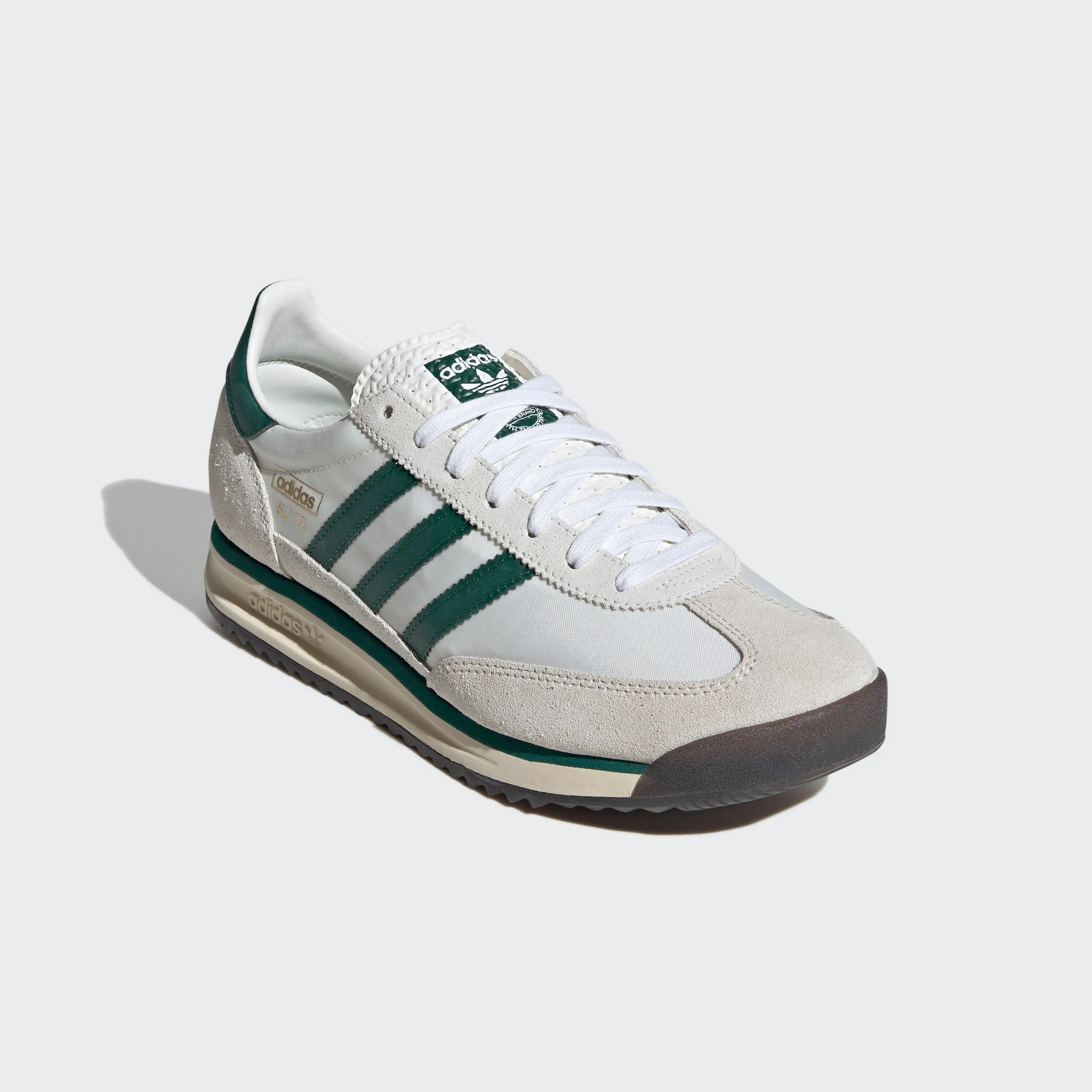 Adidas Size 7 Shoes Adidas SL 72 RS - Cloud White / Collegiate Green / Gum5