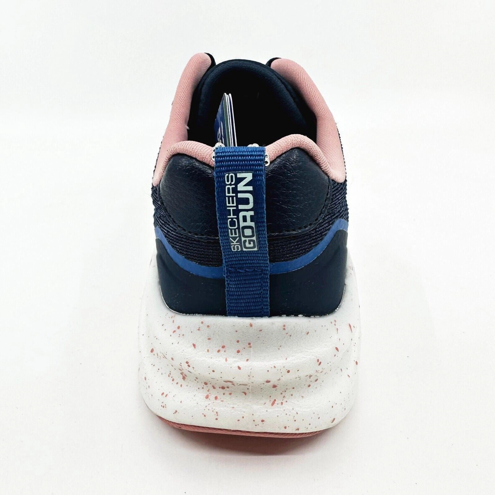Road Run Shoes Skechers Go Run Swirl Tech Outbreak Navy Pink Womens Athletic Running Shoes