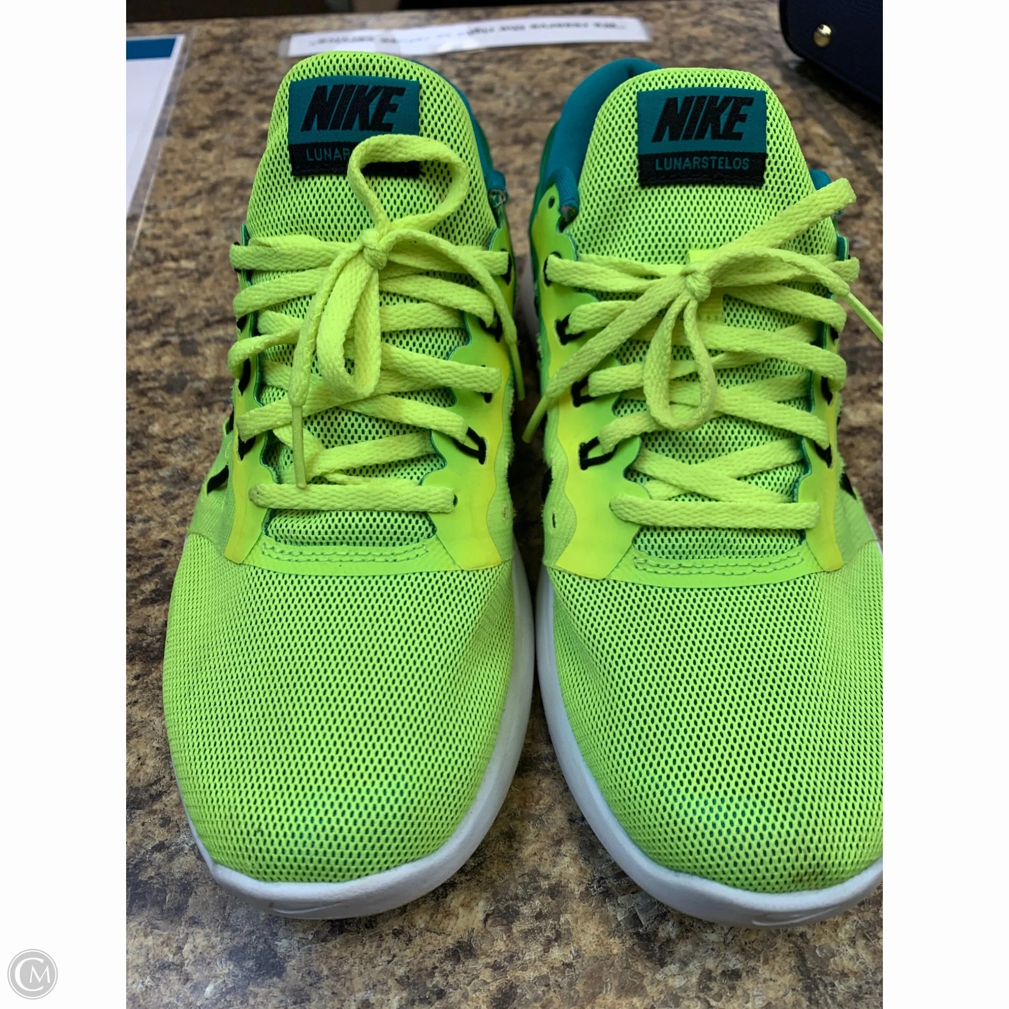 Asics Running Shoes Series Shoes Athletic By Nike In Green & Yellow, Size: 8.5