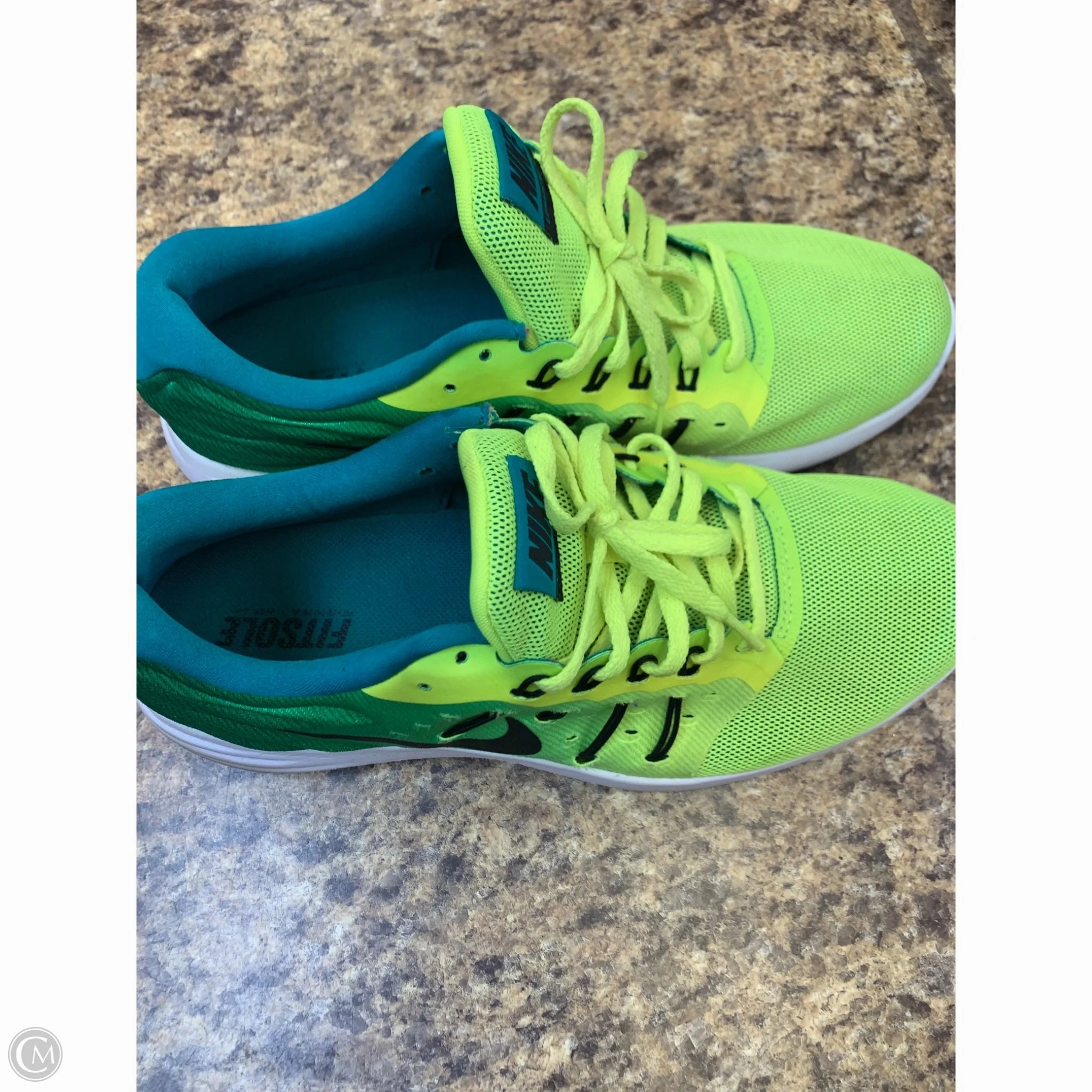 Shoes Athletic By Nike In Green & Yellow, Size: 8.5 Asics Exeo Wrestling Shoes