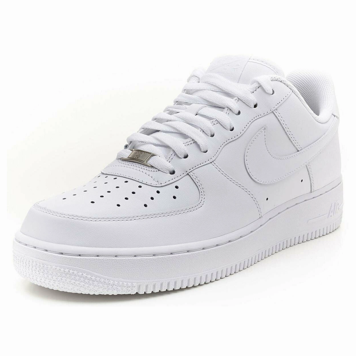 Nike Air Force 1 07 Men's Shoes White/White (CW2288-111) Asics Shoes Casual