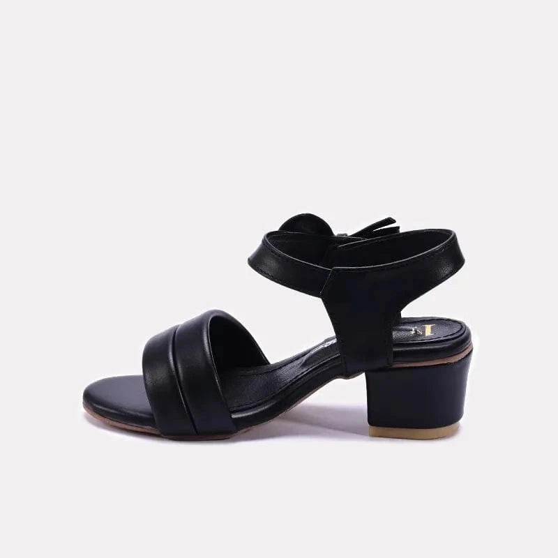 Baby Girls Black Sandals 0720894 Flat Shoes In