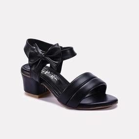 Baby Girls Black Sandals 0720894 Edgy Flat Shoes