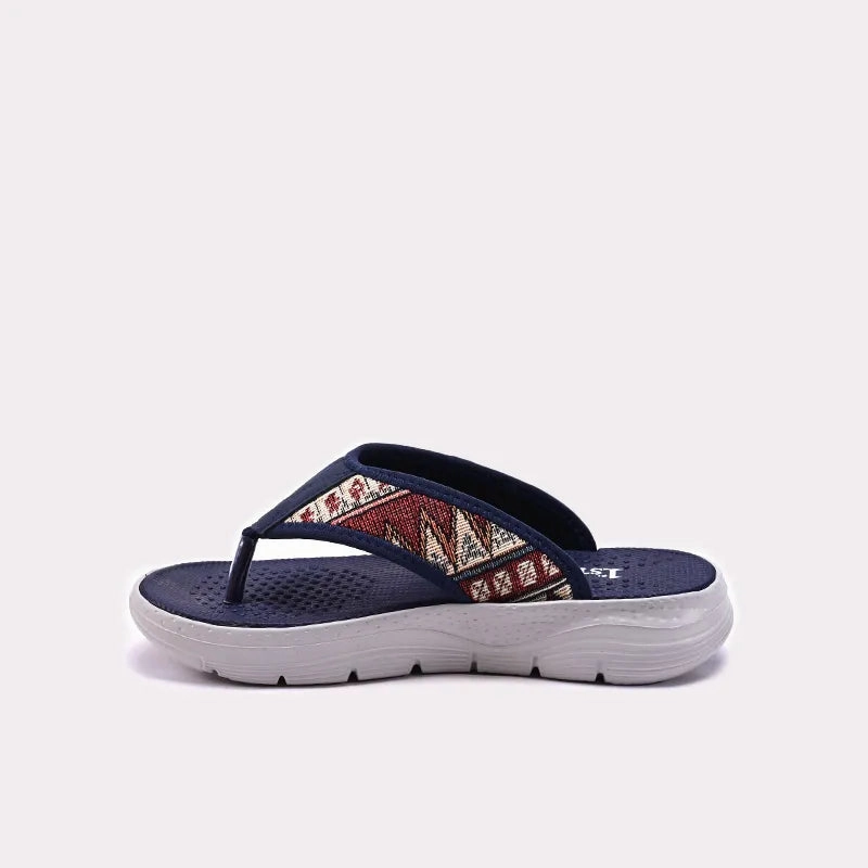 Baba Blue Casual Slippers 0630293 Fold Up Flat Shoes