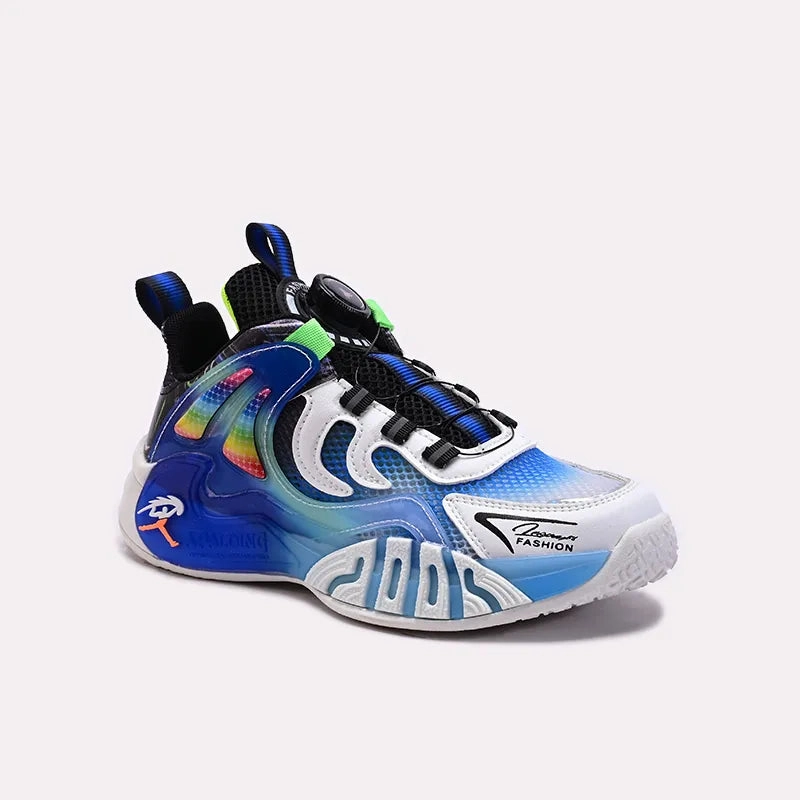 Flat Bottom Shoe Baba Blue Jogger Shoes 0650628