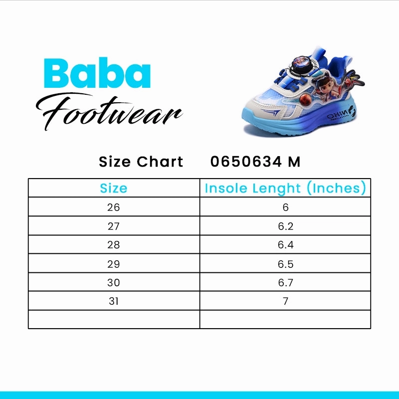 Baba Blue Jogger Shoes 0650634 Ballet Shoes Flat Toe